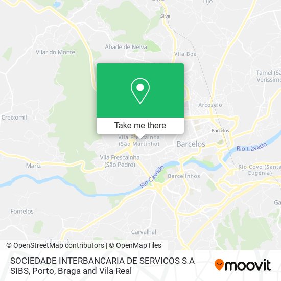 SOCIEDADE INTERBANCARIA DE SERVICOS S A SIBS mapa