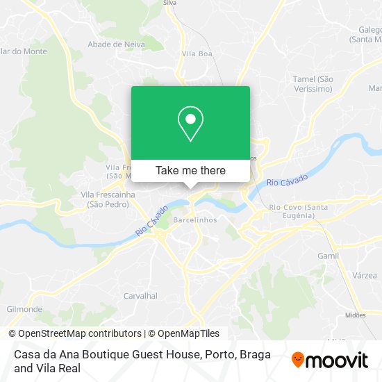 Casa da Ana Boutique Guest House mapa