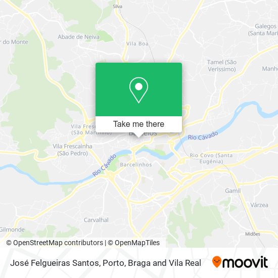 José Felgueiras Santos map