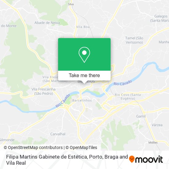 Filipa Martins Gabinete de Estética mapa