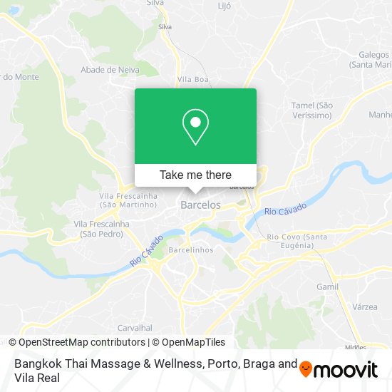Bangkok Thai Massage & Wellness mapa