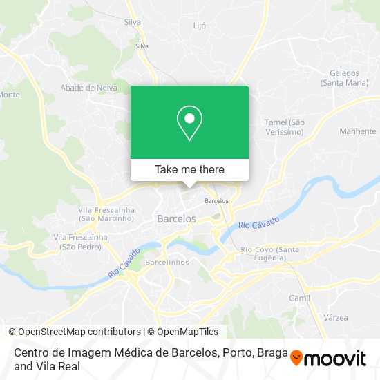 Centro de Imagem Médica de Barcelos mapa