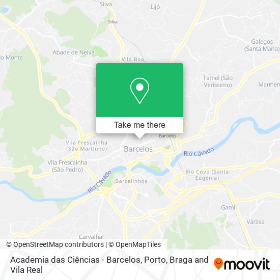 Academia das Ciências - Barcelos map