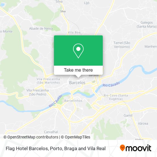 Flag Hotel Barcelos mapa