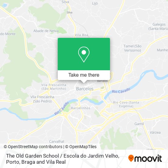 The Old Garden School / Escola do Jardim Velho mapa