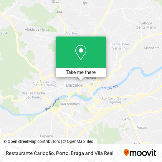 Restaurante Cariocão mapa