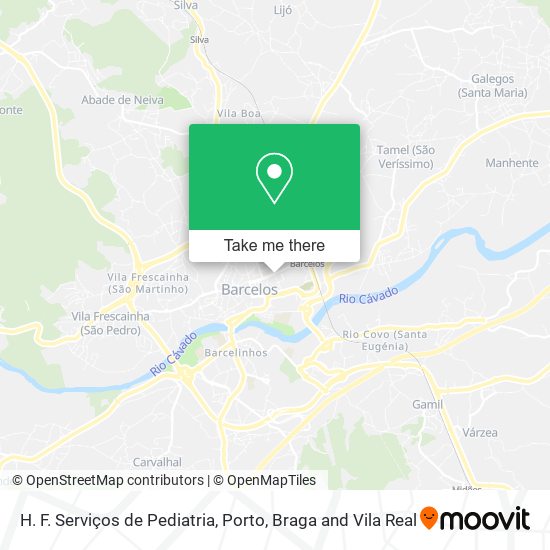 H. F. Serviços de Pediatria map