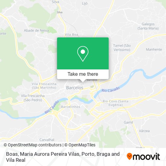 Boas, Maria Aurora Pereira Vilas map