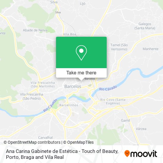 Ana Carina Gabinete de Estética - Touch of Beauty map