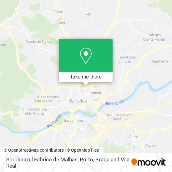 Sorrisoazul Fabrico de Malhas map