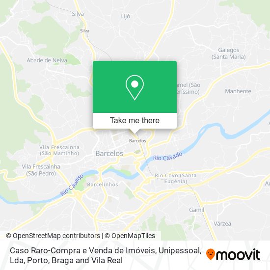 Caso Raro-Compra e Venda de Imóveis, Unipessoal, Lda map