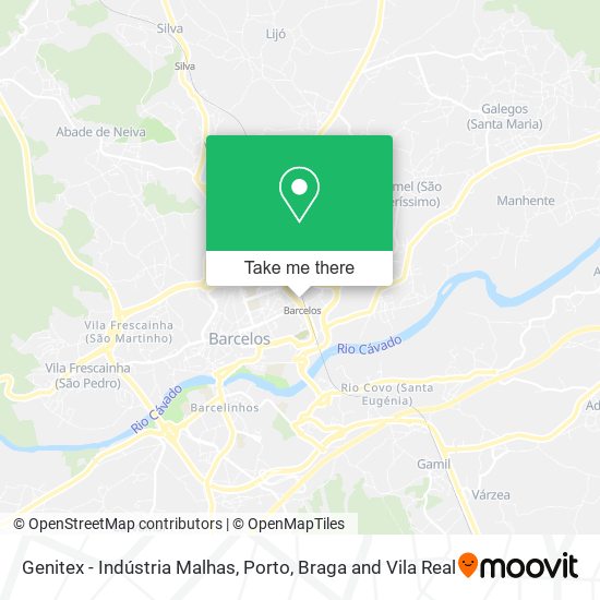 Genitex - Indústria Malhas map