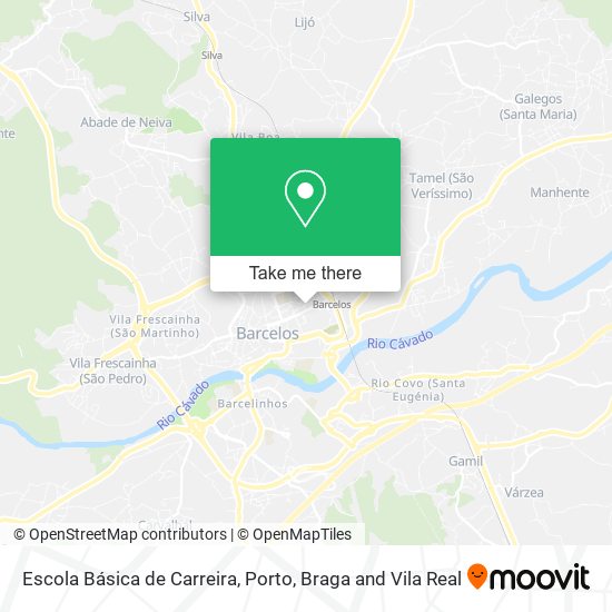 Escola Básica de Carreira map