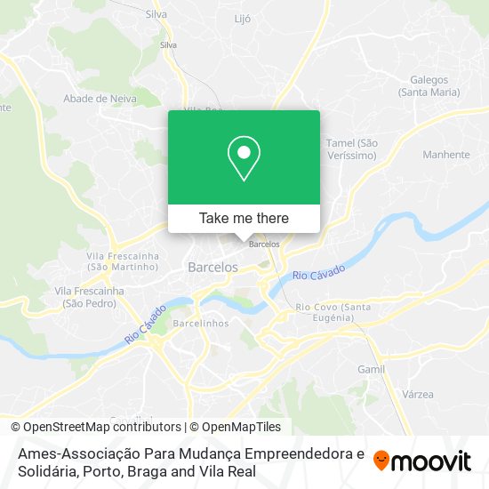 Ames-Associação Para Mudança Empreendedora e Solidária mapa