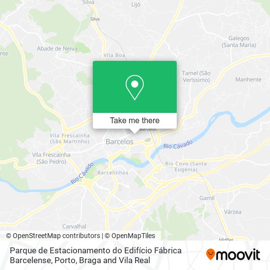 Parque de Estacionamento do Edifício Fábrica Barcelense mapa