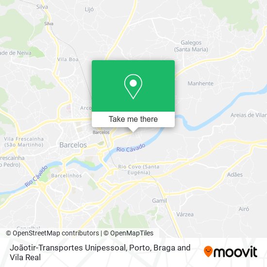 Joãotir-Transportes Unipessoal mapa