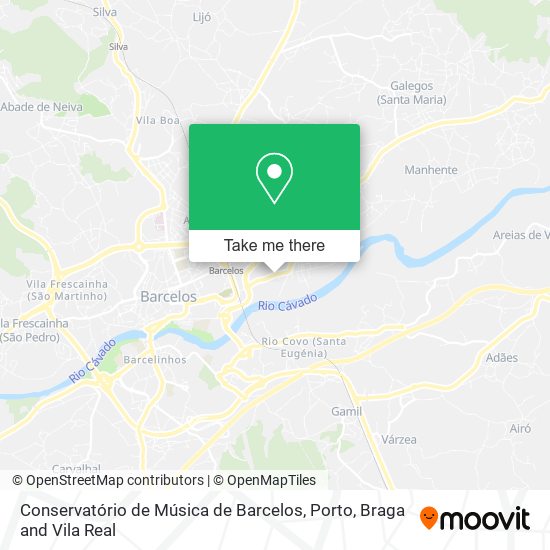 Conservatório de Música de Barcelos map