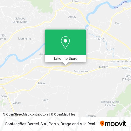 Confecções Bercel, S.a. map