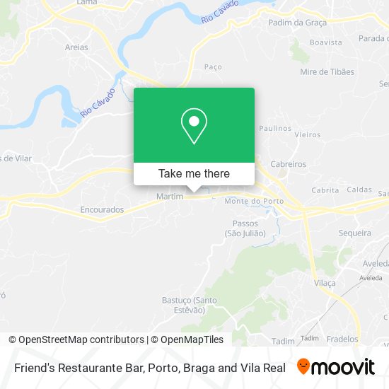 Friend's Restaurante Bar map