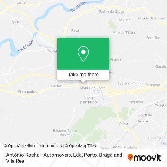 António Rocha - Automoveis, Lda map