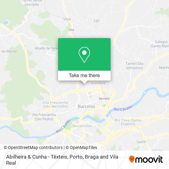 Abilheira & Cunha - Têxteis mapa