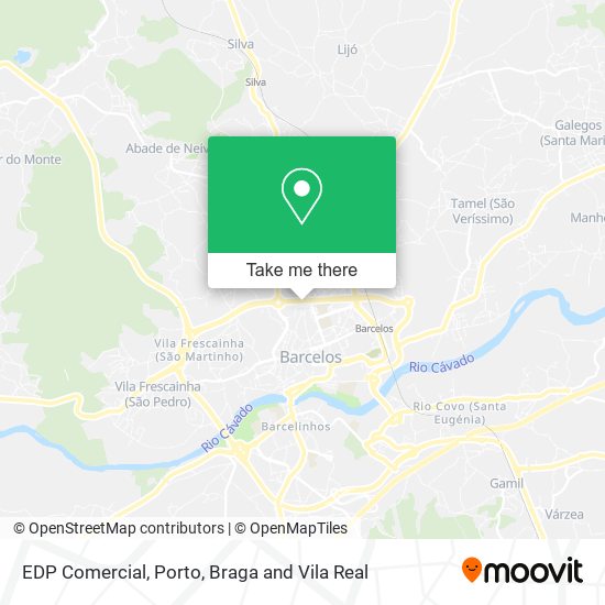 EDP Comercial map