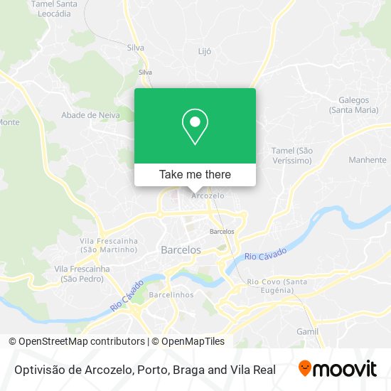 Optivisão de Arcozelo map