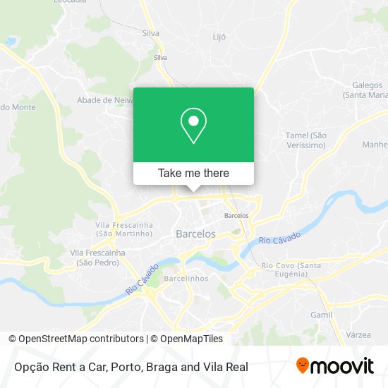 Opção Rent a Car map