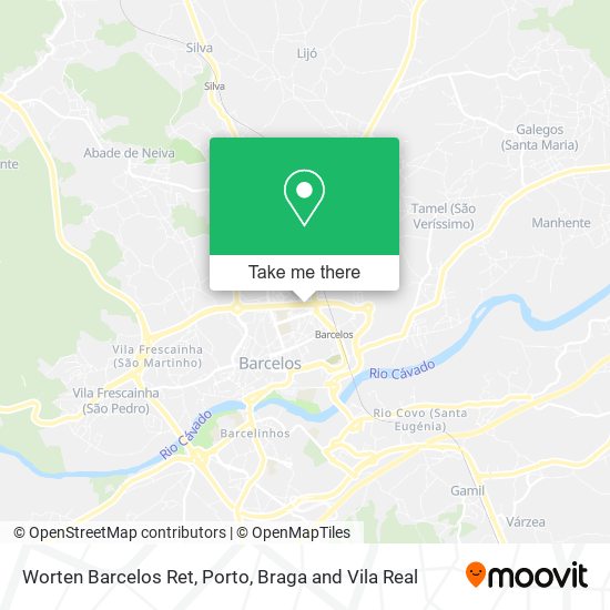 Worten Barcelos Ret mapa