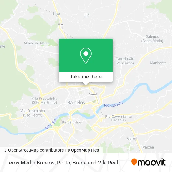 Leroy Merlin Brcelos map