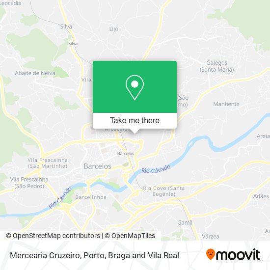 Mercearia Cruzeiro mapa