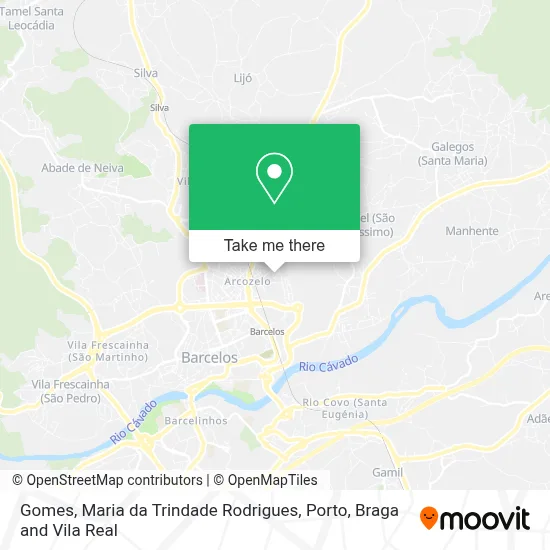 Gomes, Maria da Trindade Rodrigues map