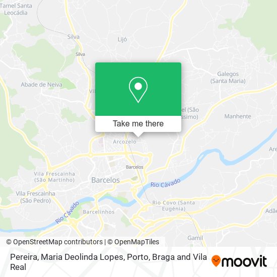 Pereira, Maria Deolinda Lopes mapa