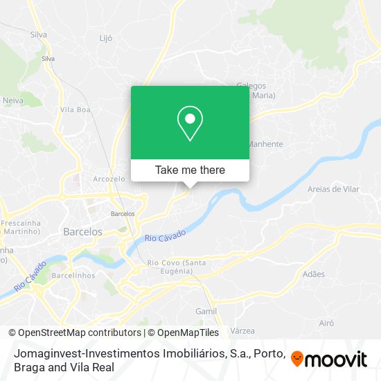 Jomaginvest-Investimentos Imobiliários, S.a. map