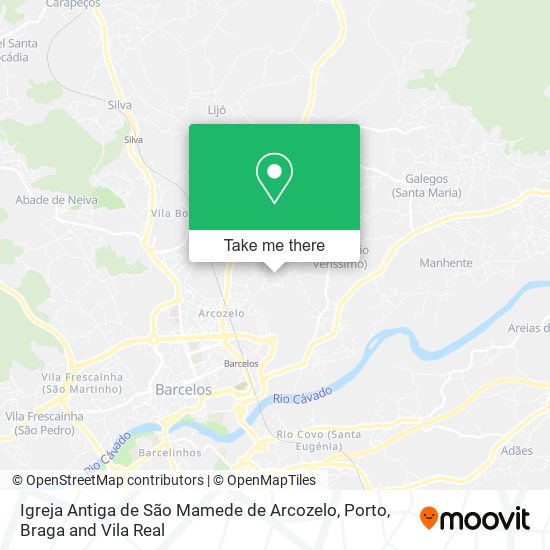 Igreja Antiga de São Mamede de Arcozelo map