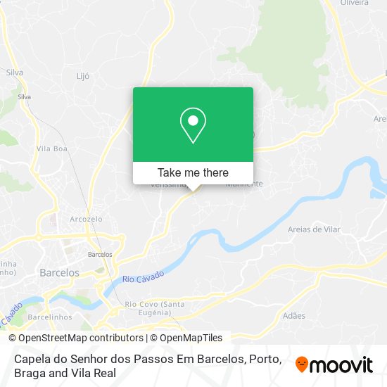 Capela do Senhor dos Passos Em Barcelos map