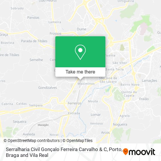 Serralharia Civil Gonçalo Ferreira Carvalho & C map