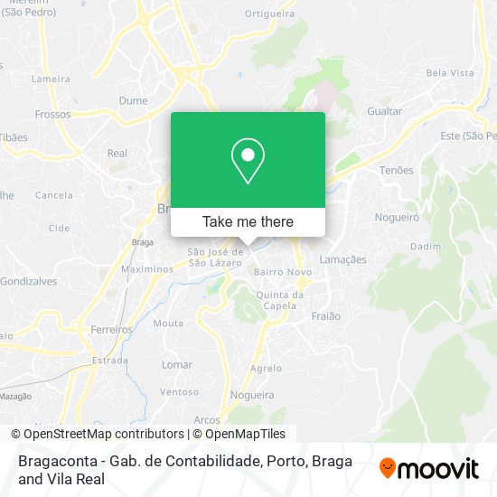 Bragaconta - Gab. de Contabilidade map