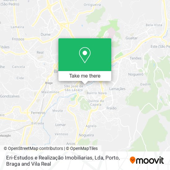 Eri-Estudos e Realização Imobiliarias, Lda mapa