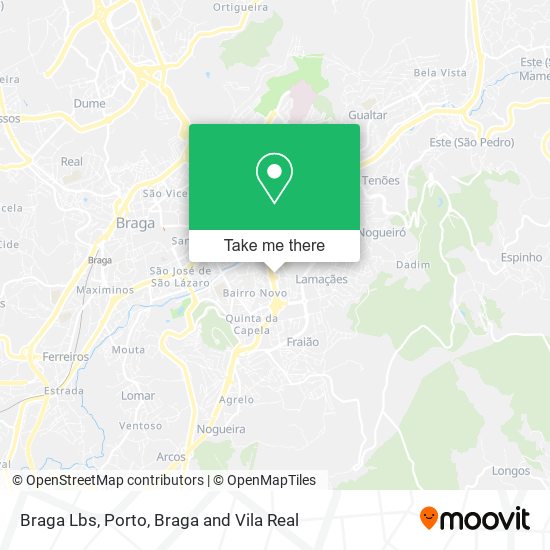 Braga Lbs map