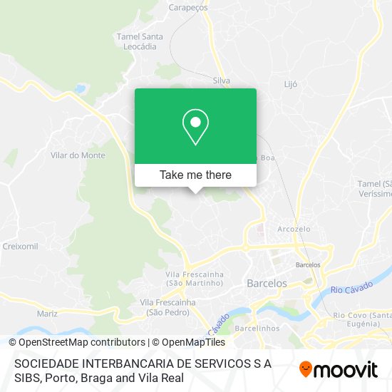 SOCIEDADE INTERBANCARIA DE SERVICOS S A SIBS mapa