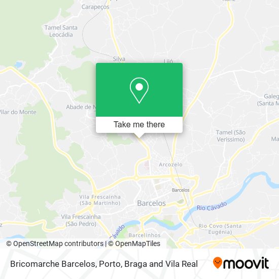 Bricomarche Barcelos mapa