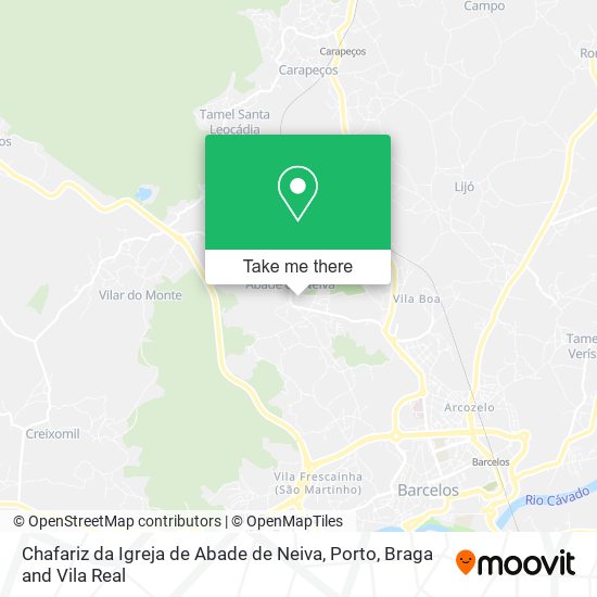 Chafariz da Igreja de Abade de Neiva map