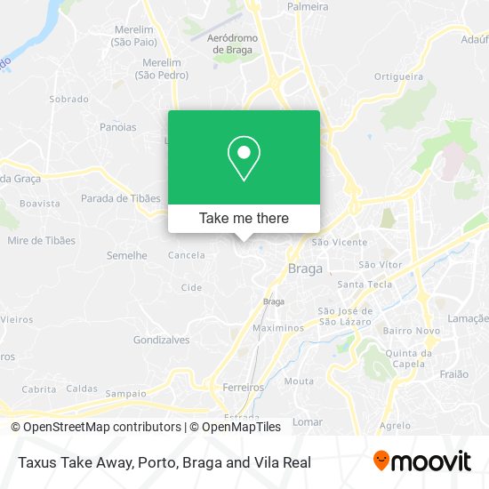 Taxus Take Away mapa