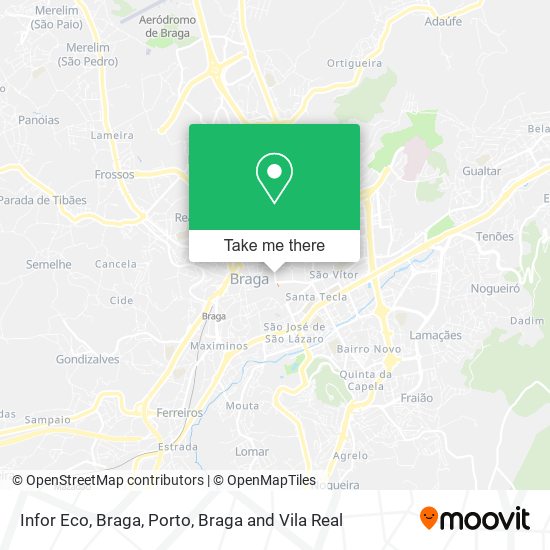 Infor Eco, Braga map