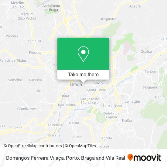 Domingos Ferreira Vilaça mapa