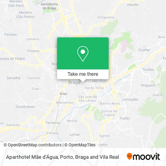 Aparthotel Mãe d'Água map