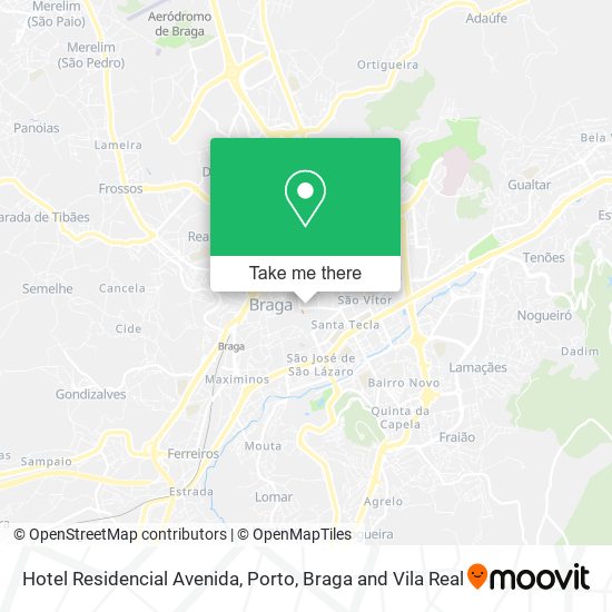 Hotel Residencial Avenida map