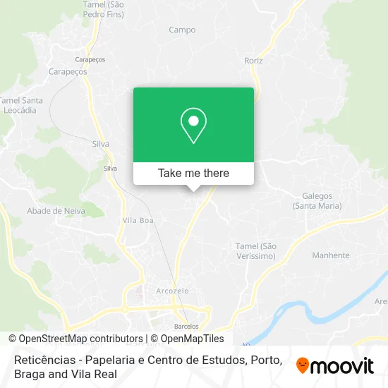 Reticências - Papelaria e Centro de Estudos map