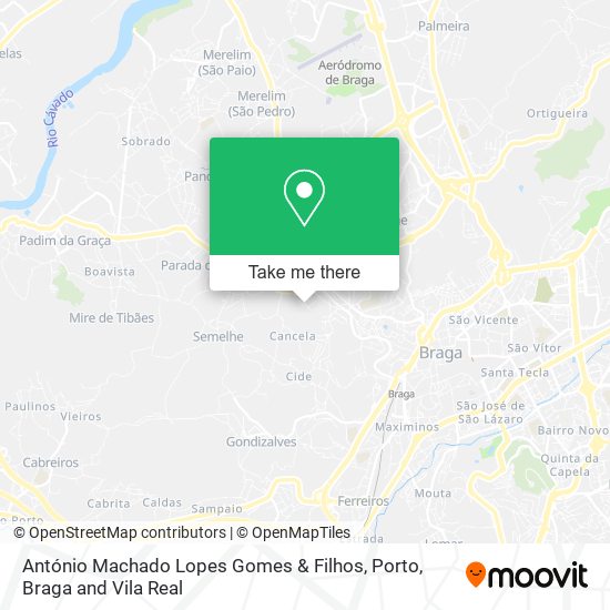 António Machado Lopes Gomes & Filhos map